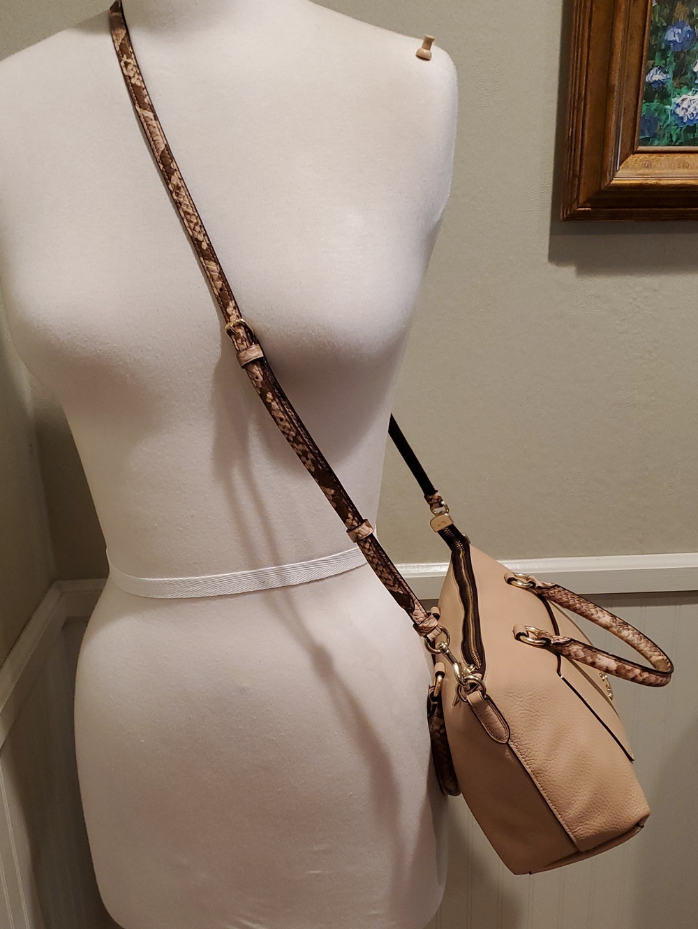 Coach Exotic Mini Emma Satchel Crossbody - Picture 6 of 15